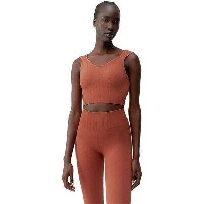 Born Living Yoga Annapurna Arancione Bronzo Top - Top Born Living Yoga Annapurna Arancione Bronzo Top - Top