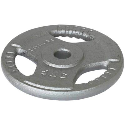 Softee IJzeren gewichtsschijf 25kg met handvat Softee IJzeren gewichtsschijf 25kg met handvat