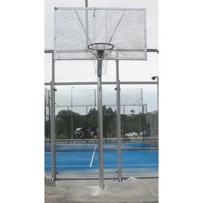 Softee Equipment Basketball Hoop - 114 Mm Tubo - Verzinkt - Mit Ringen, Netzen, Backboards Softee Equipment Basketball Hoop - 114 Mm Tubo - Verzinkt - Mit Ringen, Netzen, Backboards