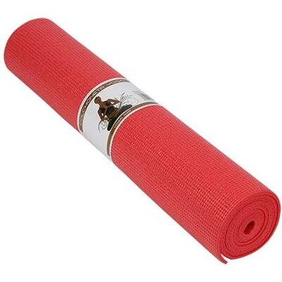 Softee Deluxe 4mm Yoga Pilates Mat - Rood Softee Deluxe 4mm Yoga Pilates Mat - Rood