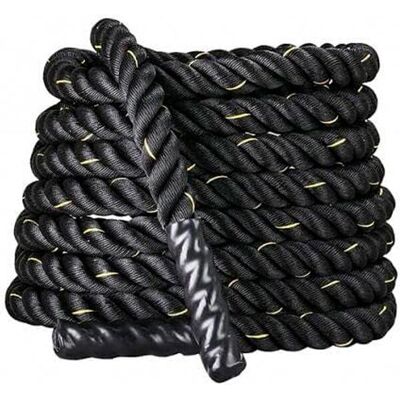 Cuerda de entrenamiento funcional Softee 9 m - Negro Cuerda de entrenamiento funcional Softee 9 m - Negro