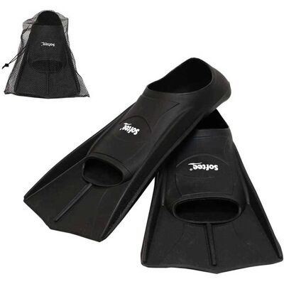 Softee Short Pool Swim Fins - Black EU 34-36 Softee Short Pool Swim Fins - Black EU 34-36