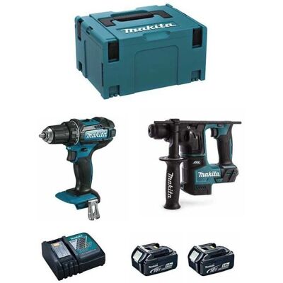 Kit de herramientas Makita 18V MSL2P2 - DHR171, DDF482, 2x5,0Ah, DC18RC, makpac Kit de herramientas Makita 18V MSL2P2 - DHR171, DDF482, 2x5,0Ah, DC18RC, makpac