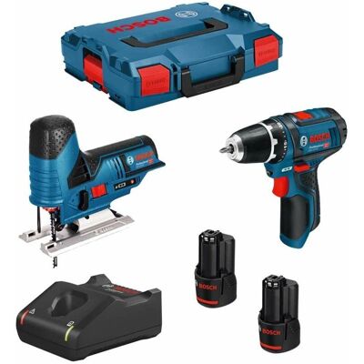 Kit Attrezzi Elettrici Bosch B12GSTGSR2bat3a-40 Kit Attrezzi Elettrici Bosch B12GSTGSR2bat3a-40