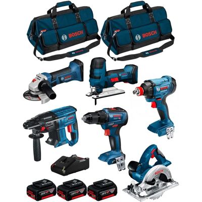 Bosch Impact and Power Tool Kit - 18V - 7 Tools Bosch Impact and Power Tool Kit - 18V - 7 Tools