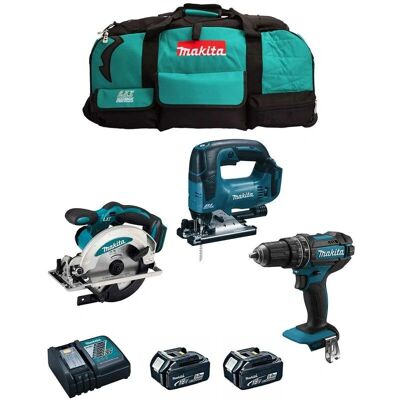 Kit de Herramientas Makita MK302 - Taladro, Sierra Circular, Sierra de Calar Kit de Herramientas Makita MK302 - Taladro, Sierra Circular, Sierra de Calar