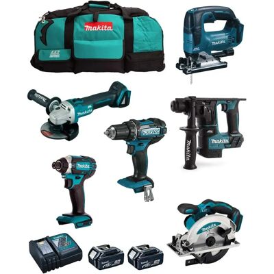 Makita Kit MK601 - Power Tool Set with 7 Tools & Batteries Makita Kit MK601 - Power Tool Set with 7 Tools & Batteries