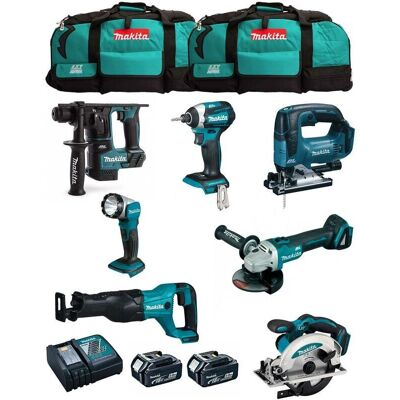 Makita Kit MK703 Power Tool Set with Hammer and Grinder Makita Kit MK703 Power Tool Set with Hammer and Grinder