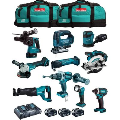 Set di Utensili Makita Kit MK1002 con Trapano e Martello Set di Utensili Makita Kit MK1002 con Trapano e Martello