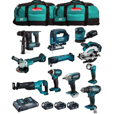Kit Makita MK1101 - Set di utensili elettrici - Trapano, Impatto, Martello Kit Makita MK1101 - Set di utensili elettrici - Trapano, Impatto, Martello