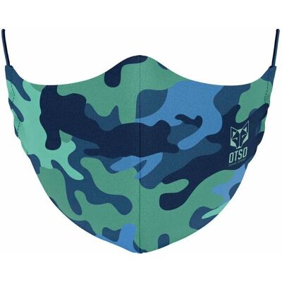 Masque facial Otso Camo Bleu S-M - masque - Publicité Masque facial Otso Camo Bleu S-M - masque - Publicité