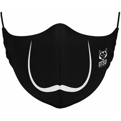 Masque Visage Moustache Otso - Réutilisable, Noir - Masque Facial - Publicité Masque Visage Moustache Otso - Réutilisable, Noir - Masque Facial - Publicité