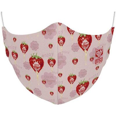 Otso Gezichtsmasker - Klein/Middel - Aardbei - Masker Otso Gezichtsmasker - Klein/Middel - Aardbei - Masker