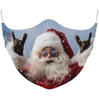 Otso Mask Face Père Noël Amusant Multicolore L-XL - Masque Facial - Publicité Otso Mask Face Père Noël Amusant Multicolore L-XL - Masque Facial - Publicité