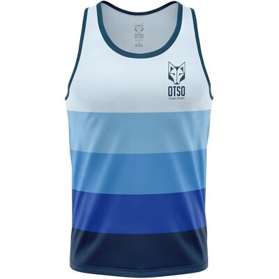 Maglietta senza maniche blu OTSO - Corsa Maglietta senza maniche blu OTSO - Corsa