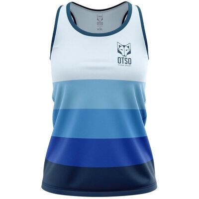 Maglietta senza maniche blu Otso - Corsa Maglietta senza maniche blu Otso - Corsa