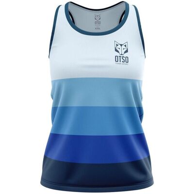 Maglietta senza maniche blu OTSO - Abbigliamento sportivo Maglietta senza maniche blu OTSO - Abbigliamento sportivo