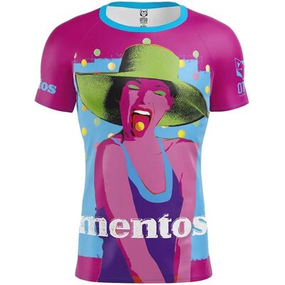 Maglietta OTSO Mentos Hat Multicolore per Corsa Maglietta OTSO Mentos Hat Multicolore per Corsa
