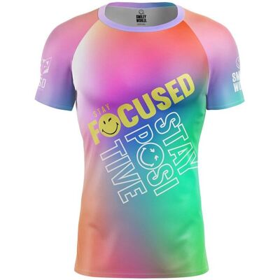 T-Shirt Otso Multicolore Leggero per Corsa - Performance T-Shirt Otso Multicolore Leggero per Corsa - Performance