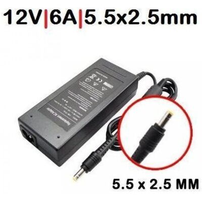 Adaptateur secteur pour Moniteur TFT - 12V 6A 72W - Publicité Adaptateur secteur pour Moniteur TFT - 12V 6A 72W - Publicité
