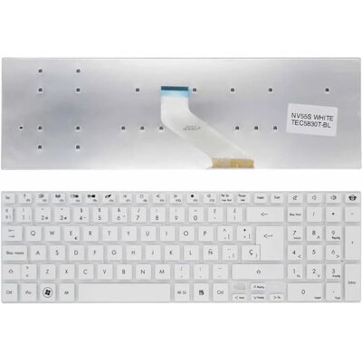 Clavier Portable Packard Bell P5WS0 Blanc - Clavier Portable - Publicité Clavier Portable Packard Bell P5WS0 Blanc - Clavier Portable - Publicité