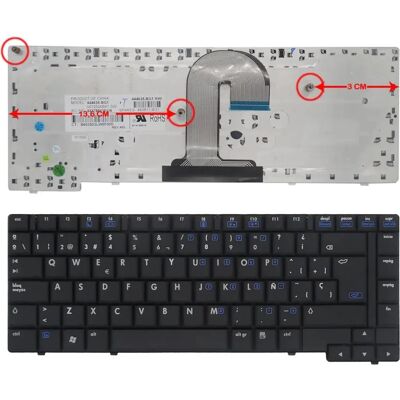 HP Compaq 6710 - Clavier en espagnol - Noir - Clavier d'ordinateur portable - Publicité HP Compaq 6710 - Clavier en espagnol - Noir - Clavier d'ordinateur portable - Publicité