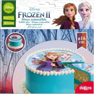 Dekora Anna Elsa Syötävä Kakkupaperi - 16 cm - Frozen T Theme Dekora Anna Elsa Syötävä Kakkupaperi - 16 cm - Frozen T Theme