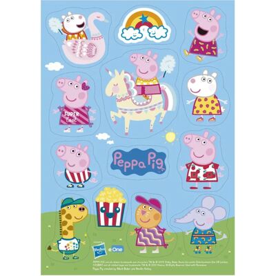 Décors comestibles Peppa Pig - 13 pièces - Publicité Décors comestibles Peppa Pig - 13 pièces - Publicité
