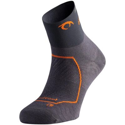 Lurbel Race Three Gris Orange Chaussettes - Chaussettes - Publicité Lurbel Race Three Gris Orange Chaussettes - Chaussettes - Publicité