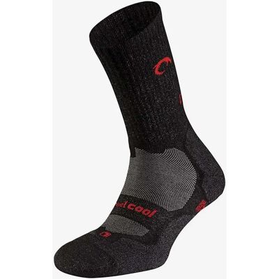 LURBEL Mountain Five Schwarze Rote Socken - S LURBEL Mountain Five Schwarze Rote Socken - S