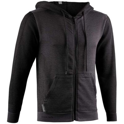 Felpa con zip completo Lurbel Rakiura - Uomo Grigio Felpa con zip completo Lurbel Rakiura - Uomo Grigio