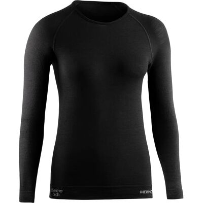 LURBEL Merino Lite Long Sleeve - Negro - L - Base layer top LURBEL Merino Lite Long Sleeve - Negro - L - Base layer top