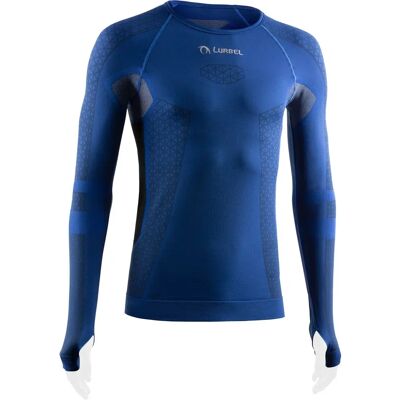 T-shirt Cristallo Lurbel A Maniche Lunghe Blu Cobalto T-shirt Cristallo Lurbel A Maniche Lunghe Blu Cobalto