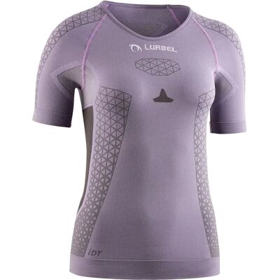 Maglietta UV Lurbel Cristallo Grigio Viola - Donna Attiva Maglietta UV Lurbel Cristallo Grigio Viola - Donna Attiva