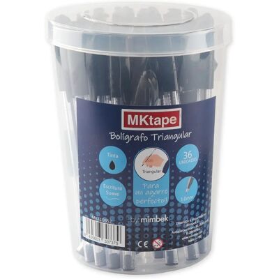 SmartGroup MKT10652 Penna - Nera - Triangolare, 1.0mm, Confezione 36 SmartGroup MKT10652 Penna - Nera - Triangolare, 1.0mm, Confezione 36