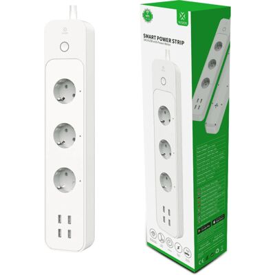 WOOX - R5104 - 3 zásuvky - 4 USB porty - chytrá prodlužovačka WOOX - R5104 - 3 zásuvky - 4 USB porty - chytrá prodlužovačka