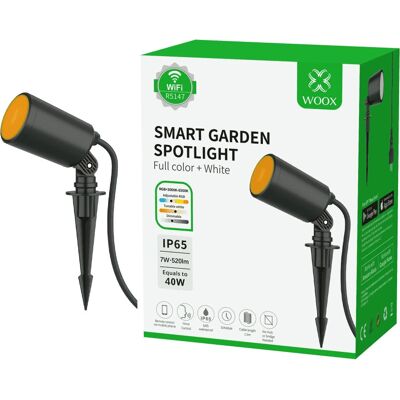 Éclairage de jardin intelligent WOOX R5147 Multi-couleurs - éclairage extérieur intelligent - Publicité Éclairage de jardin intelligent WOOX R5147 Multi-couleurs - éclairage extérieur intelligent - Publicité
