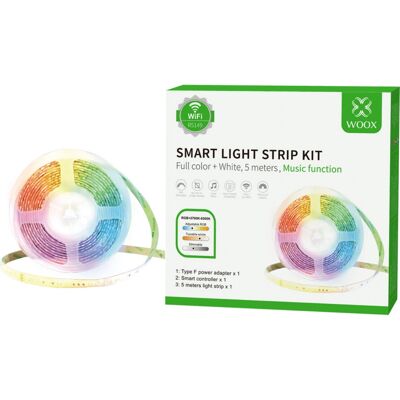 WOOX W5149 Bandă LED inteligentă - RGB+CCT, Wi-Fi/Bluetooth WOOX W5149 Bandă LED inteligentă - RGB+CCT, Wi-Fi/Bluetooth
