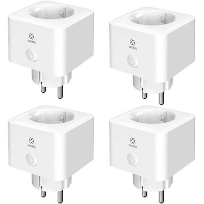 Prise intelligente WiFi Woox - R6087 - Pack de 4 - Publicité Prise intelligente WiFi Woox - R6087 - Pack de 4 - Publicité