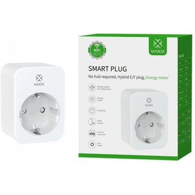 WOOX R6118 Slimme Stekker - Energie Monitoring - Alexa & Google WOOX R6118 Slimme Stekker - Energie Monitoring - Alexa & Google