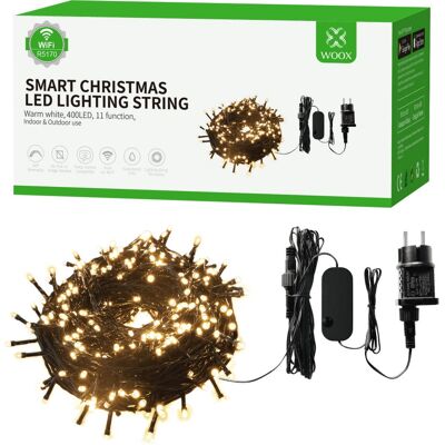 WOOX R5170 Smarte Weihnachtslichter - 40m Warmweiß LED WOOX R5170 Smarte Weihnachtslichter - 40m Warmweiß LED