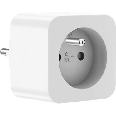 Prise intelligente WOOX R6128 - Blanc - Surveillance de l'énergie - Publicité Prise intelligente WOOX R6128 - Blanc - Surveillance de l'énergie - Publicité