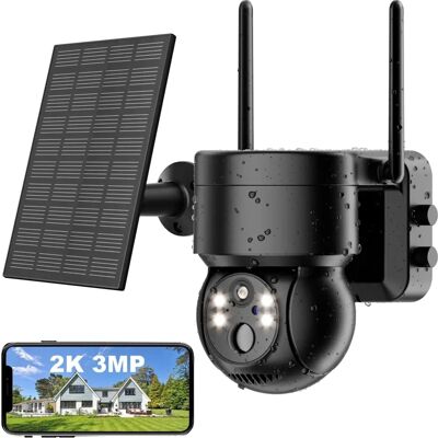 Woox Udendørs PTZ Kamera - 1080P, Solpanel, IP65 Woox Udendørs PTZ Kamera - 1080P, Solpanel, IP65