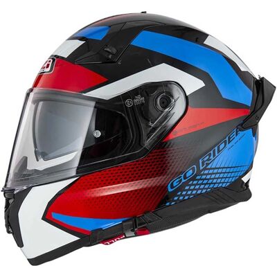 Casco NZI Go Rider Quadri - Multicolore - Casco moto Casco NZI Go Rider Quadri - Multicolore - Casco moto