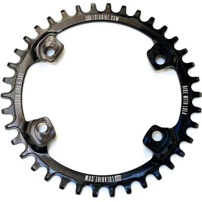 Lola Shimano GRX 110 BCD 44T Pignon de chaîne pour vélo de route et gravel - Publicité Lola Shimano GRX 110 BCD 44T Pignon de chaîne pour vélo de route et gravel - Publicité