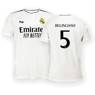 Real Madrid Bellingham Junior Kortärmad T-shirt Real Madrid Bellingham Junior Kortärmad T-shirt