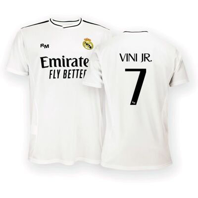 Real Madrid Vinicius 24/25 Maillot domicile à manches courtes Real Madrid Vinicius 24/25 Maillot domicile à manches courtes