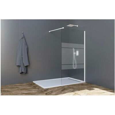 GME - 8mm Fixed Glass SCREEN WHITE - 68x195 - Mampara ducha GME - 8mm Fixed Glass SCREEN WHITE - 68x195 - Mampara ducha