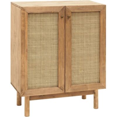 DECOWOOD Frida Marron - 3 Étagères - Buffet - 80x100cm - Publicité DECOWOOD Frida Marron - 3 Étagères - Buffet - 80x100cm - Publicité