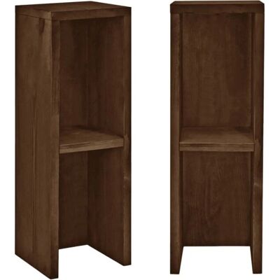 Decowood - Pack de 2 Tables de nuit en bois de sapin - 60x20cm - Finition naturelle - Publicité Decowood - Pack de 2 Tables de nuit en bois de sapin - 60x20cm - Finition naturelle - Publicité